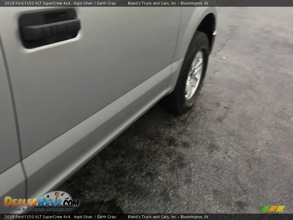 2018 Ford F150 XLT SuperCrew 4x4 Ingot Silver / Earth Gray Photo #9