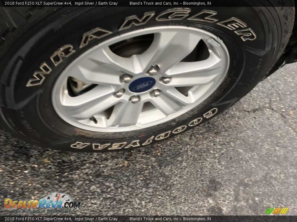2018 Ford F150 XLT SuperCrew 4x4 Ingot Silver / Earth Gray Photo #11