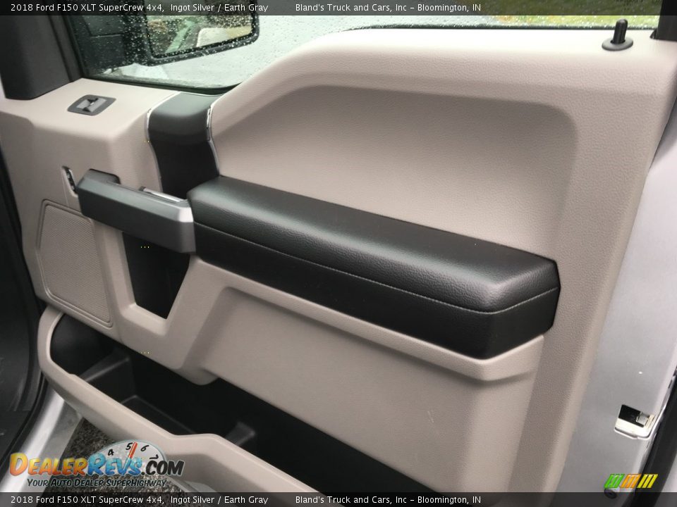 2018 Ford F150 XLT SuperCrew 4x4 Ingot Silver / Earth Gray Photo #13