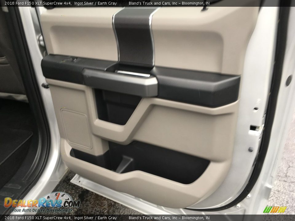 2018 Ford F150 XLT SuperCrew 4x4 Ingot Silver / Earth Gray Photo #19