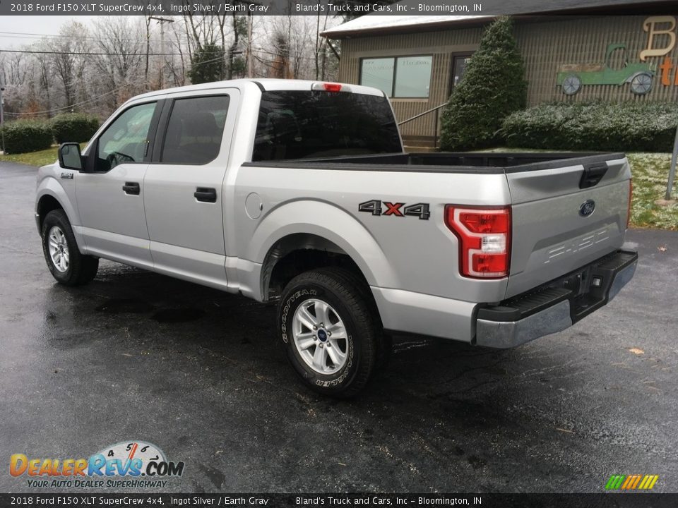 2018 Ford F150 XLT SuperCrew 4x4 Ingot Silver / Earth Gray Photo #26