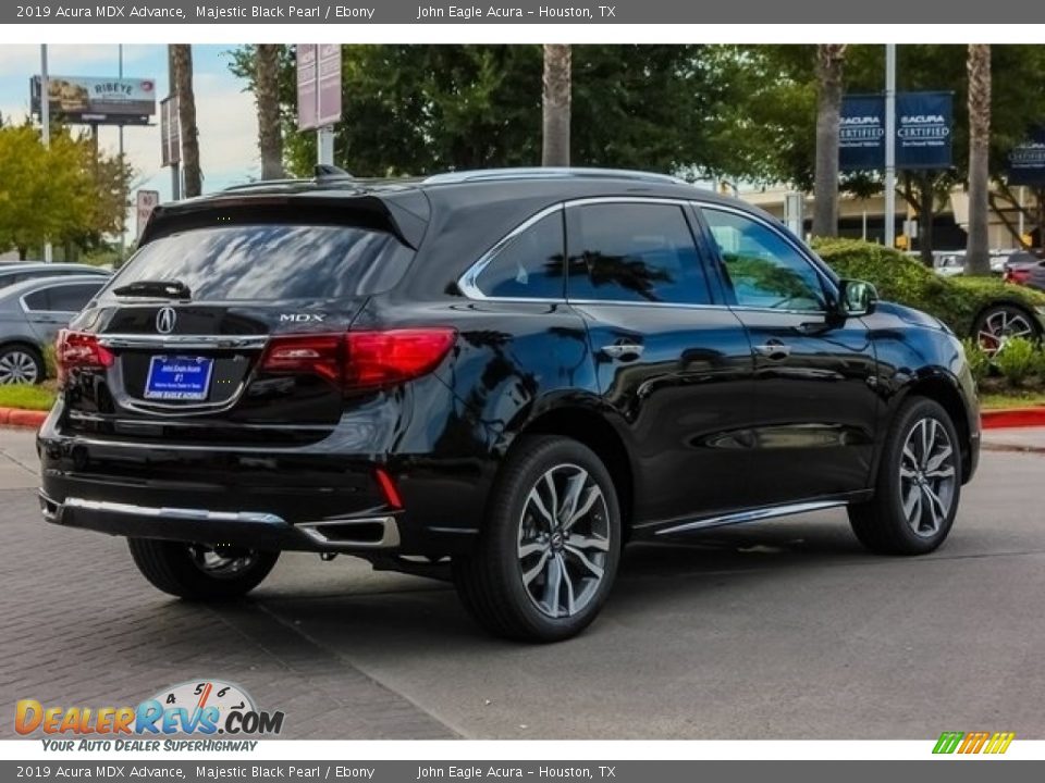 2019 Acura MDX Advance Majestic Black Pearl / Ebony Photo #7