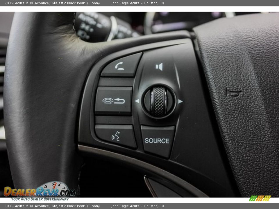 2019 Acura MDX Advance Majestic Black Pearl / Ebony Photo #36