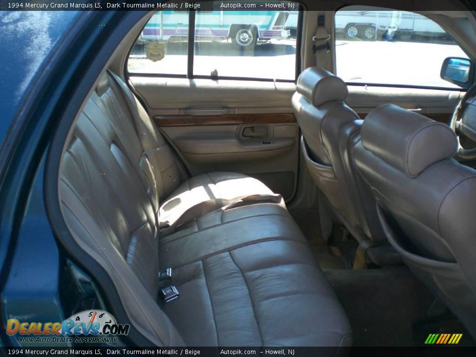 1994 Mercury Grand Marquis LS Dark Tourmaline Metallic / Beige Photo #11