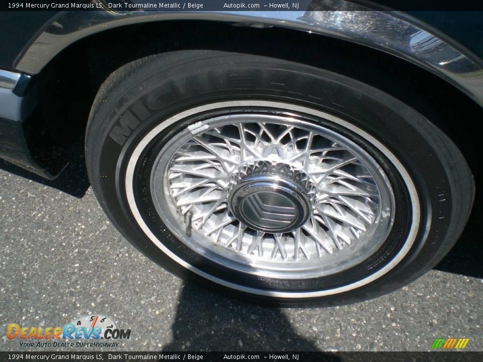 1994 Mercury Grand Marquis LS Dark Tourmaline Metallic / Beige Photo #18