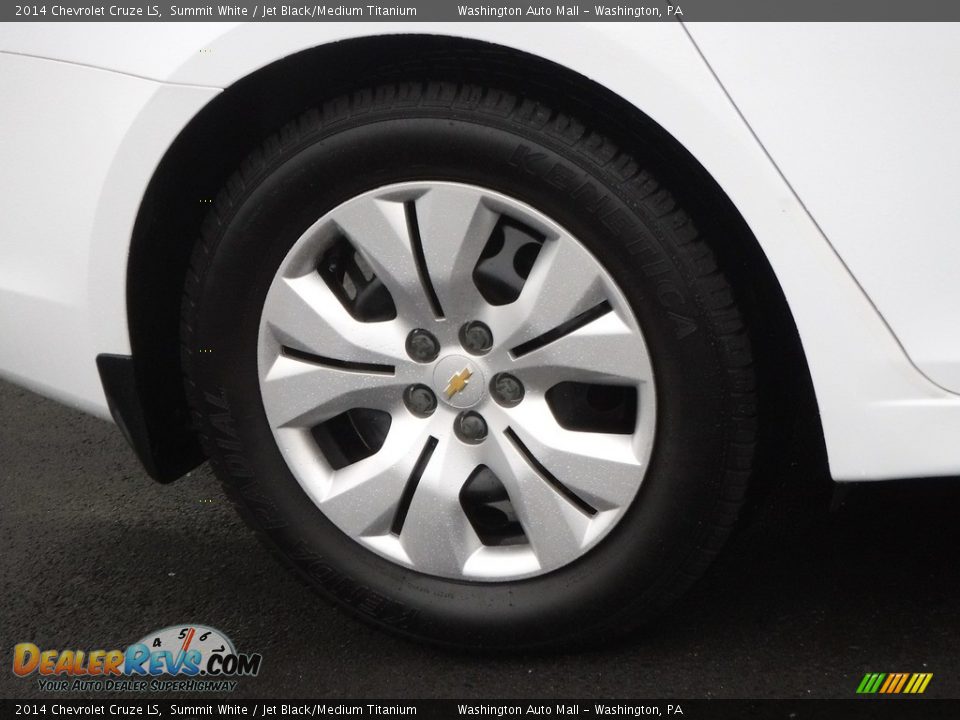 2014 Chevrolet Cruze LS Summit White / Jet Black/Medium Titanium Photo #3
