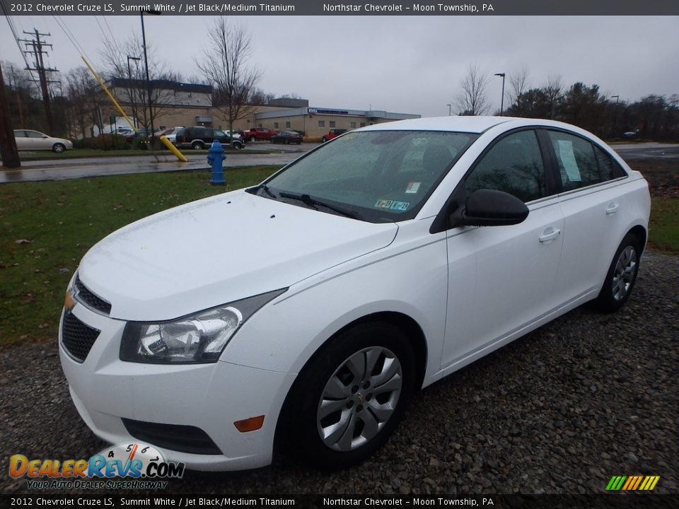 2012 Chevrolet Cruze LS Summit White / Jet Black/Medium Titanium Photo #1