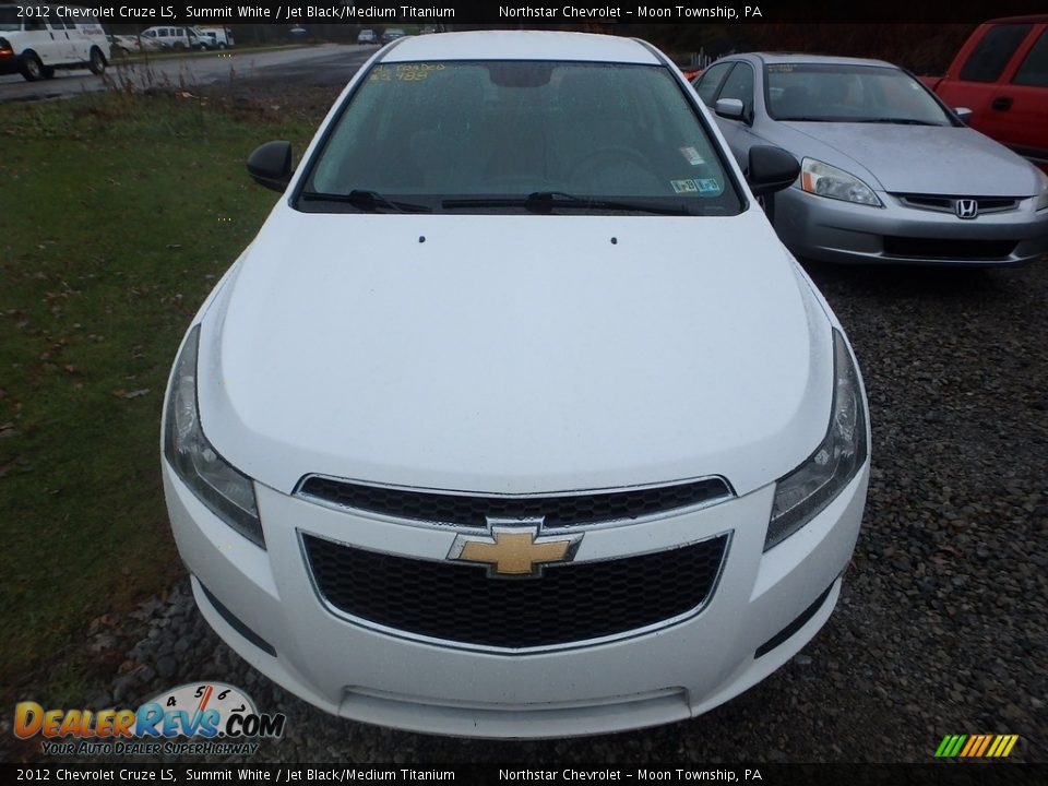 2012 Chevrolet Cruze LS Summit White / Jet Black/Medium Titanium Photo #6