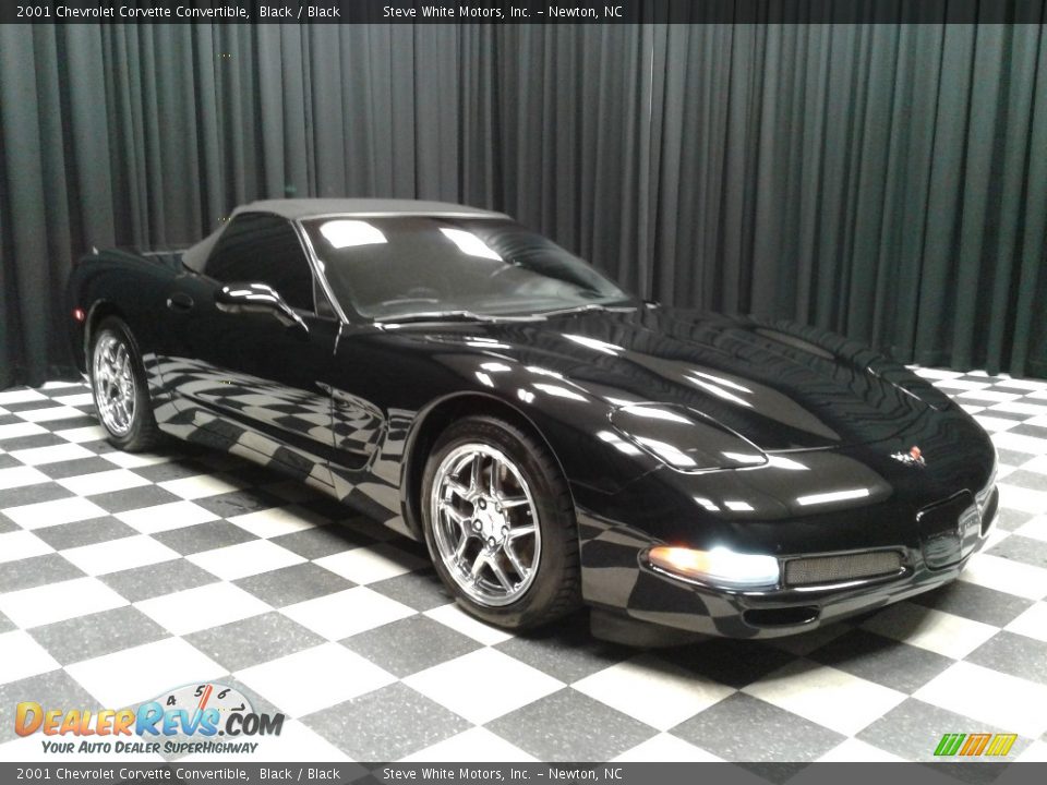 2001 Chevrolet Corvette Convertible Black / Black Photo #5