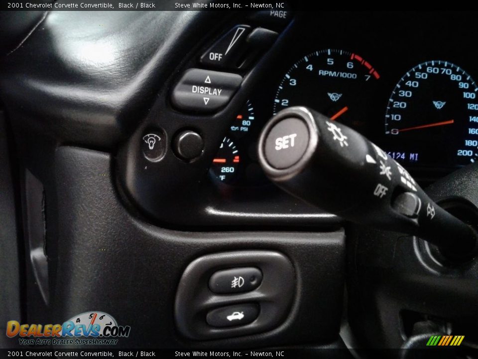 2001 Chevrolet Corvette Convertible Black / Black Photo #17