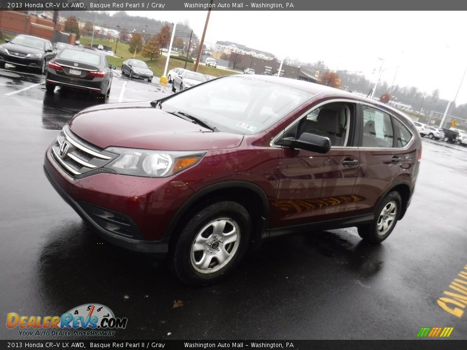 2013 Honda CR-V LX AWD Basque Red Pearl II / Gray Photo #5