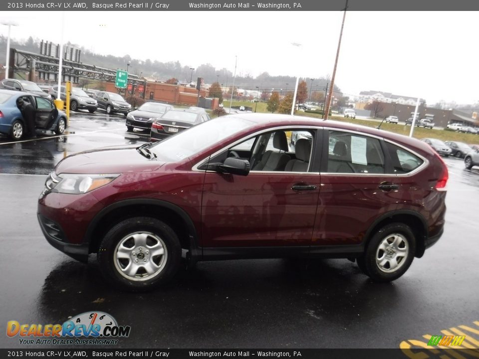 2013 Honda CR-V LX AWD Basque Red Pearl II / Gray Photo #6