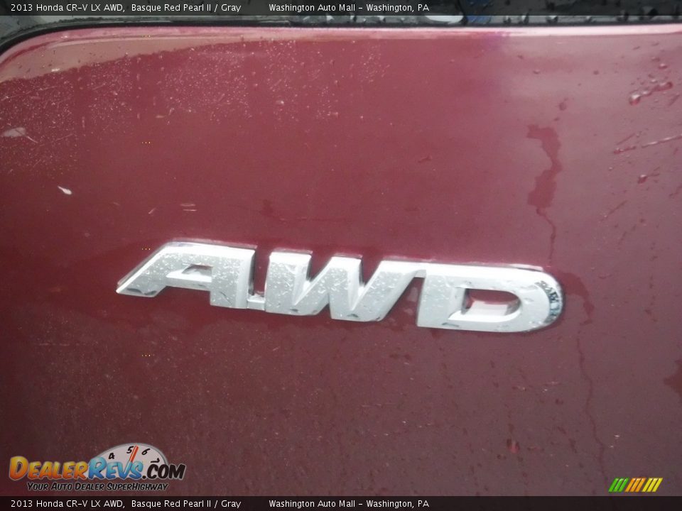 2013 Honda CR-V LX AWD Basque Red Pearl II / Gray Photo #10