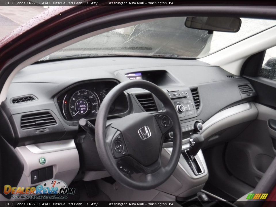 2013 Honda CR-V LX AWD Basque Red Pearl II / Gray Photo #12