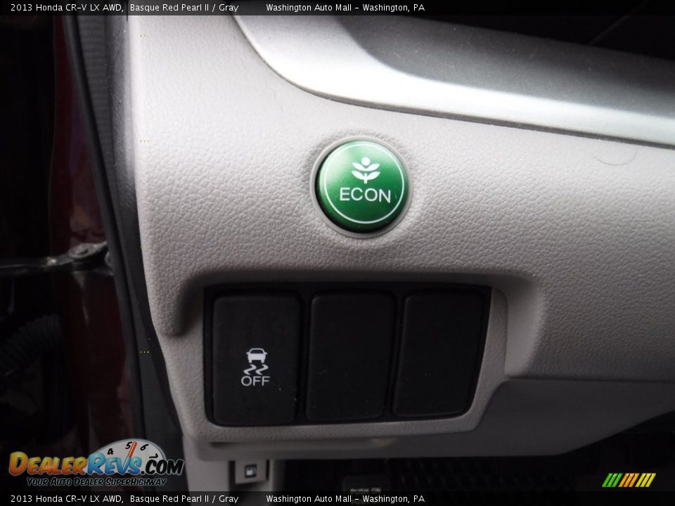 2013 Honda CR-V LX AWD Basque Red Pearl II / Gray Photo #13
