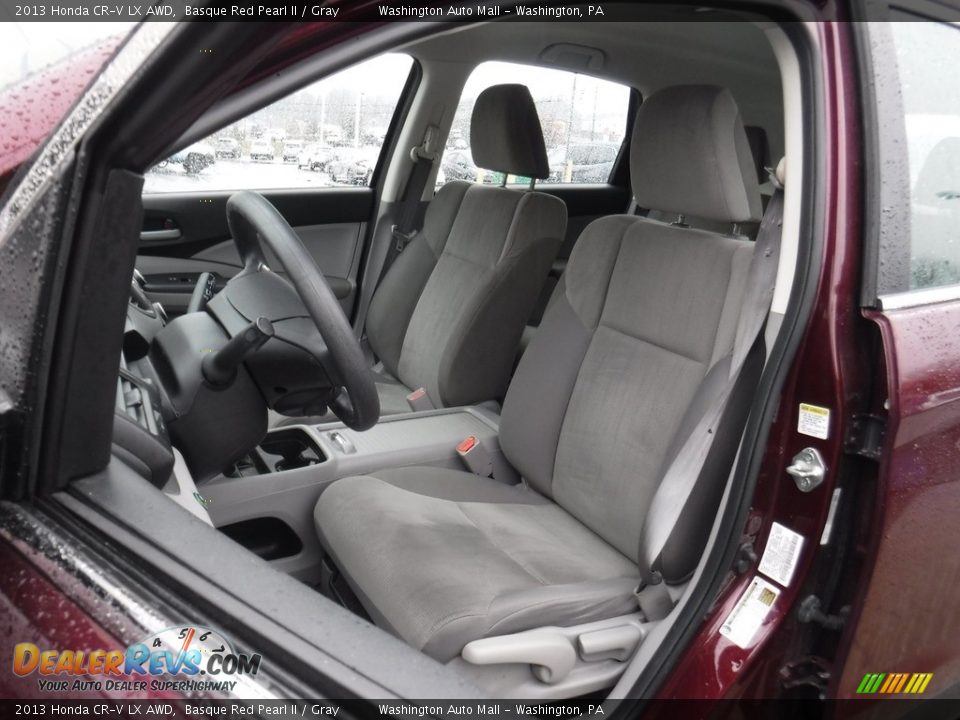 2013 Honda CR-V LX AWD Basque Red Pearl II / Gray Photo #14