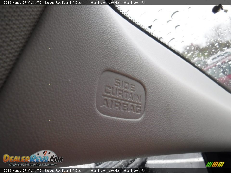 2013 Honda CR-V LX AWD Basque Red Pearl II / Gray Photo #18