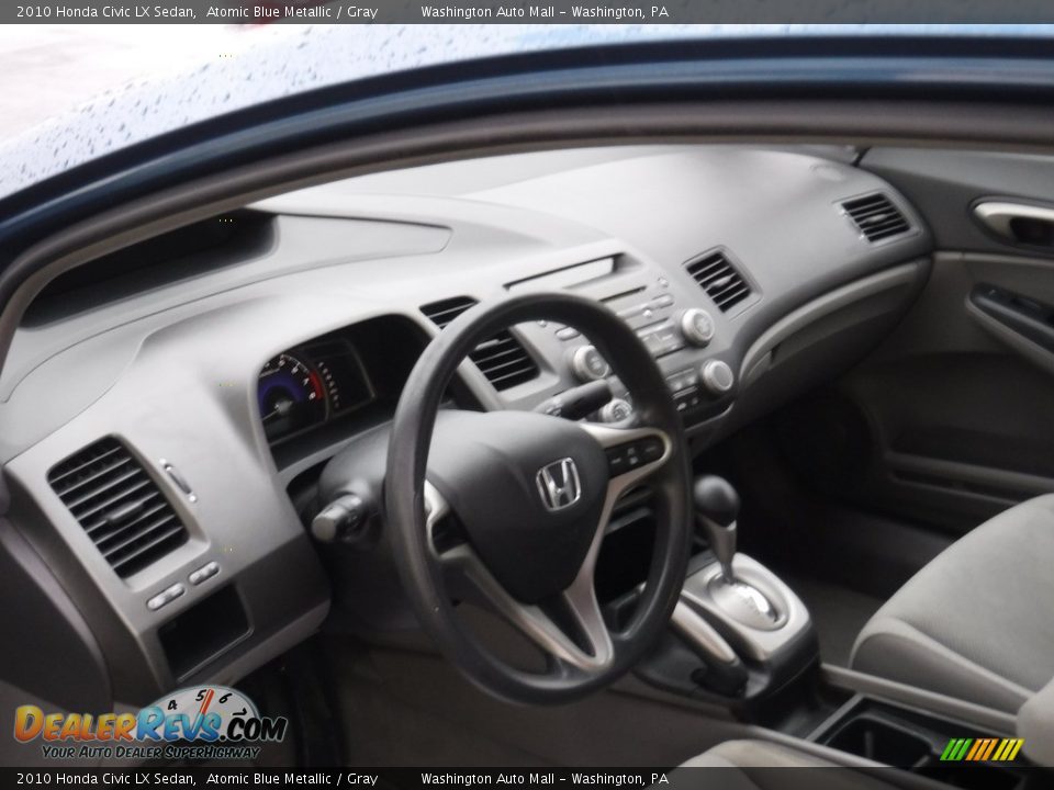 2010 Honda Civic LX Sedan Atomic Blue Metallic / Gray Photo #10