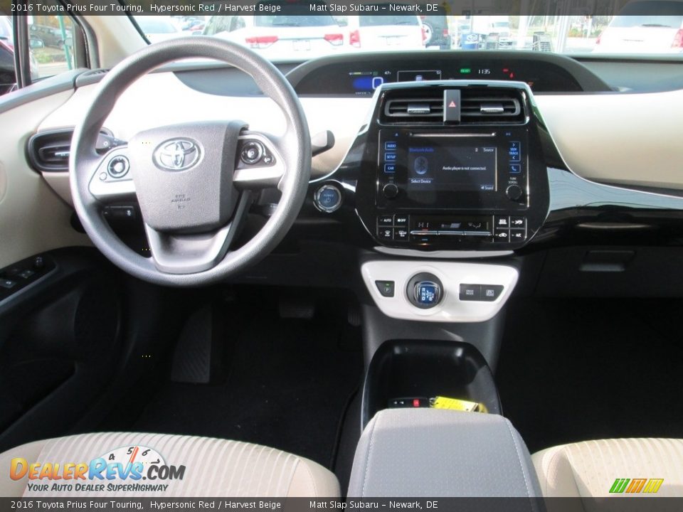 2016 Toyota Prius Four Touring Hypersonic Red / Harvest Beige Photo #10