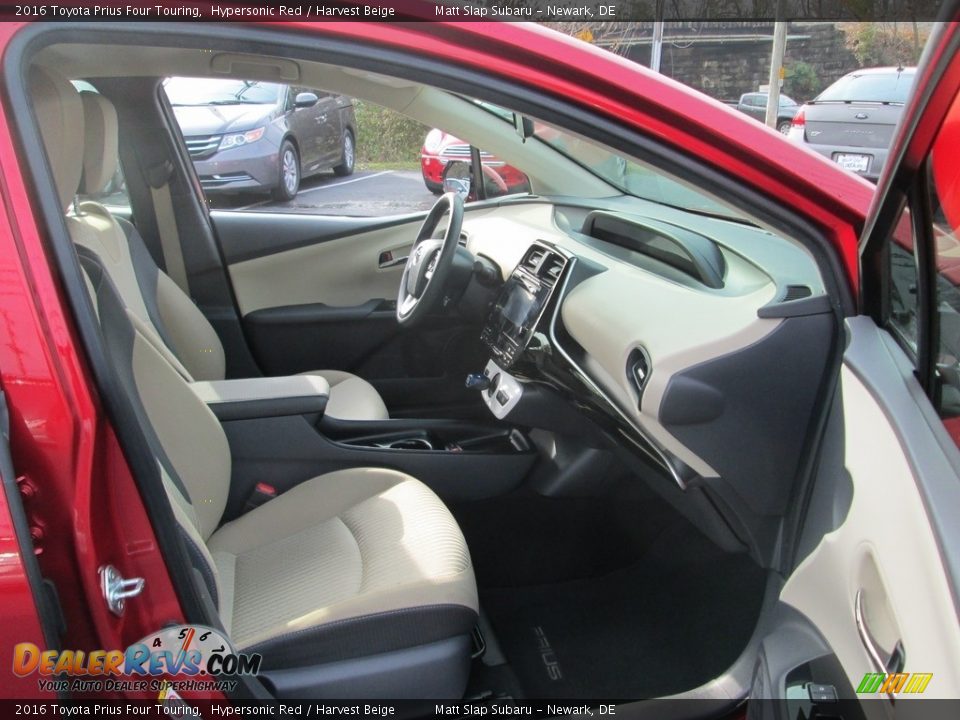 2016 Toyota Prius Four Touring Hypersonic Red / Harvest Beige Photo #18