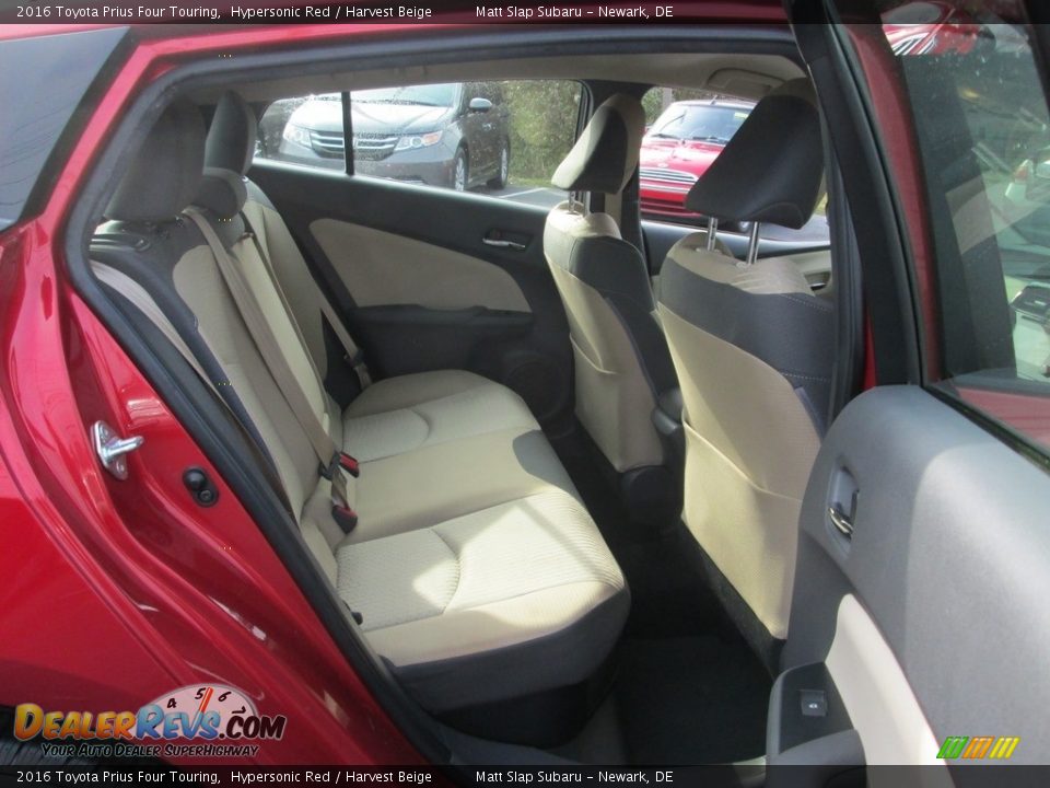 2016 Toyota Prius Four Touring Hypersonic Red / Harvest Beige Photo #19