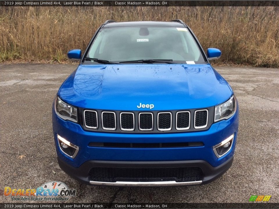 2019 Jeep Compass Limited 4x4 Laser Blue Pearl / Black Photo #2