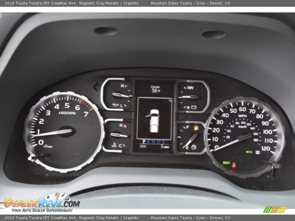 2019 Toyota Tundra SR5 CrewMax 4x4 Magnetic Gray Metallic / Graphite Photo #27