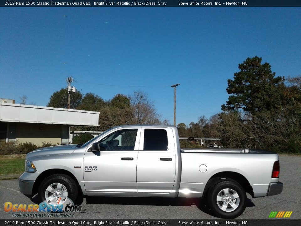 2019 Ram 1500 Classic Tradesman Quad Cab Bright Silver Metallic / Black/Diesel Gray Photo #1