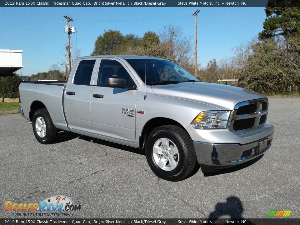 Bright Silver Metallic 2019 Ram 1500 Classic Tradesman Quad Cab Photo #4