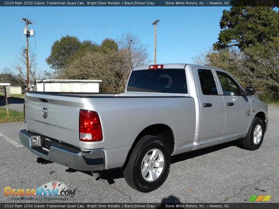 2019 Ram 1500 Classic Tradesman Quad Cab Bright Silver Metallic / Black/Diesel Gray Photo #6