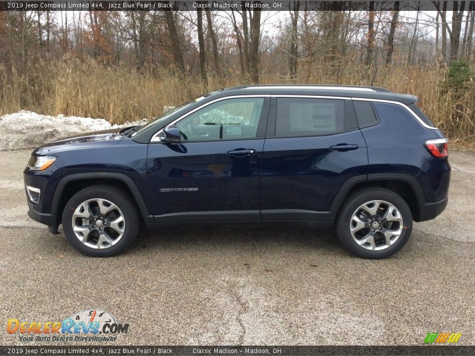 Jazz Blue Pearl 2019 Jeep Compass Limited 4x4 Photo #3