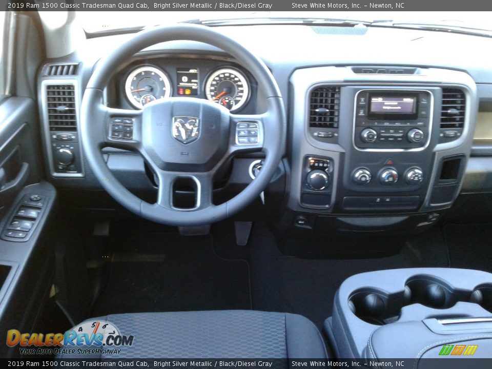 Dashboard of 2019 Ram 1500 Classic Tradesman Quad Cab Photo #24