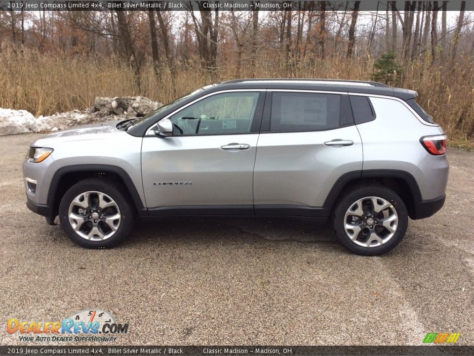 Billet Silver Metallic 2019 Jeep Compass Limited 4x4 Photo #3