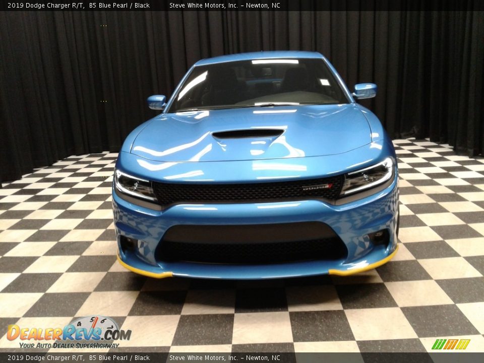 2019 Dodge Charger R/T B5 Blue Pearl / Black Photo #3