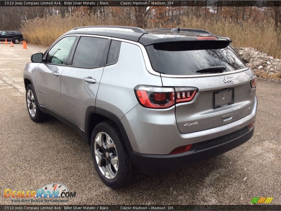 2019 Jeep Compass Limited 4x4 Billet Silver Metallic / Black Photo #4