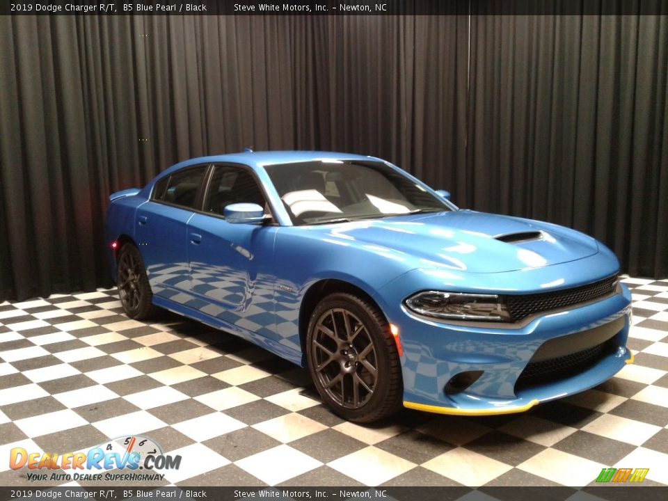 2019 Dodge Charger R/T B5 Blue Pearl / Black Photo #4