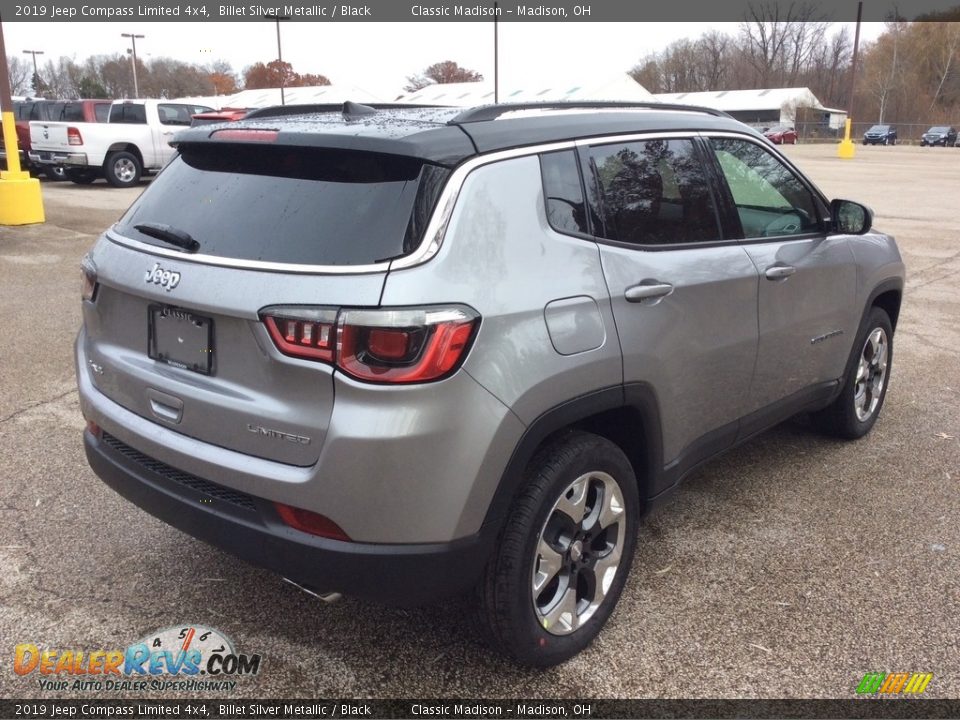 2019 Jeep Compass Limited 4x4 Billet Silver Metallic / Black Photo #6