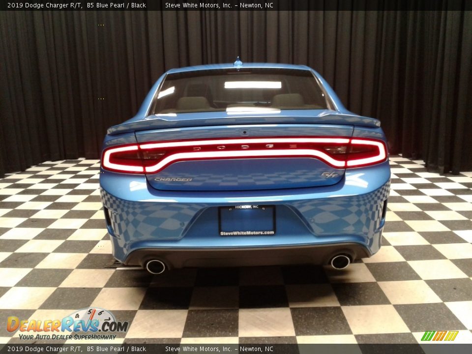 2019 Dodge Charger R/T B5 Blue Pearl / Black Photo #7