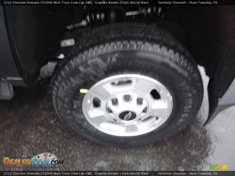 2019 Chevrolet Silverado 2500HD Work Truck Crew Cab 4WD Graphite Metallic / Dark Ash/Jet Black Photo #8