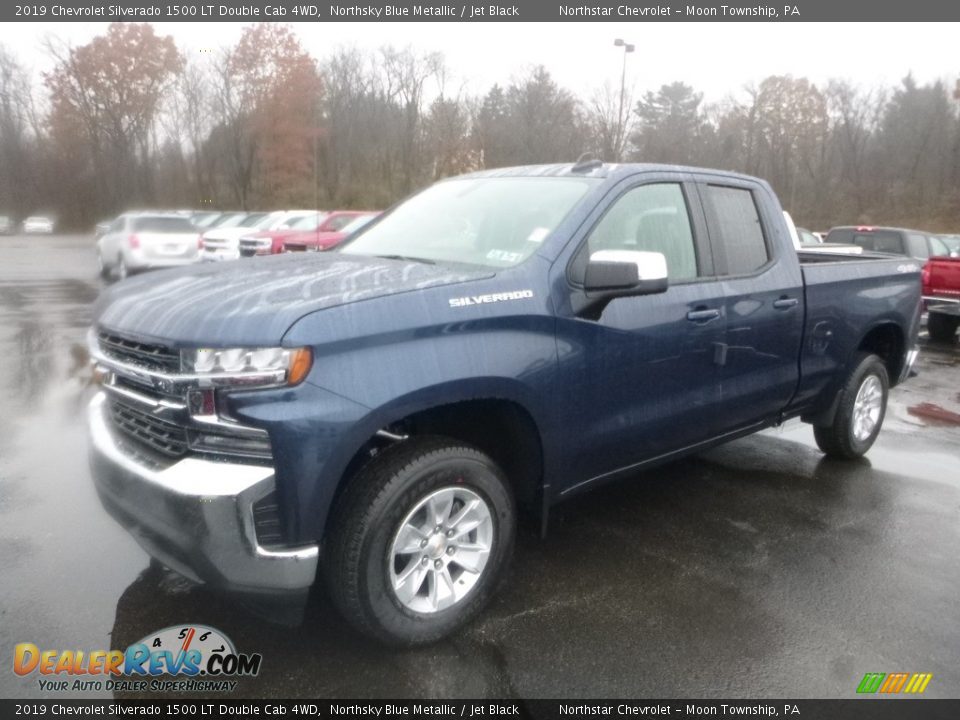 2019 Chevrolet Silverado 1500 LT Double Cab 4WD Northsky Blue Metallic / Jet Black Photo #1