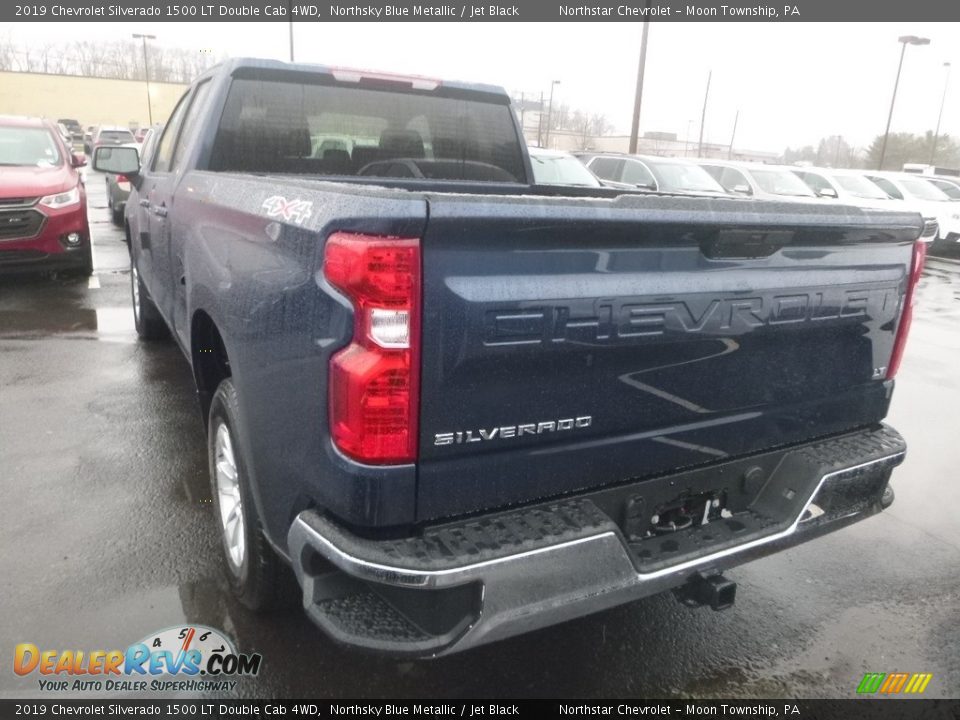 2019 Chevrolet Silverado 1500 LT Double Cab 4WD Northsky Blue Metallic / Jet Black Photo #3