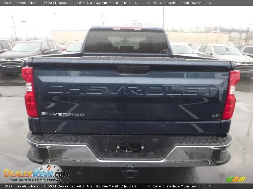 2019 Chevrolet Silverado 1500 LT Double Cab 4WD Northsky Blue Metallic / Jet Black Photo #4