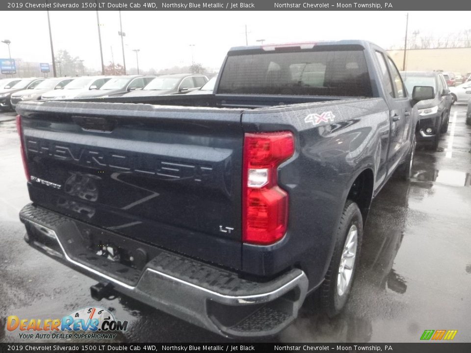 2019 Chevrolet Silverado 1500 LT Double Cab 4WD Northsky Blue Metallic / Jet Black Photo #5