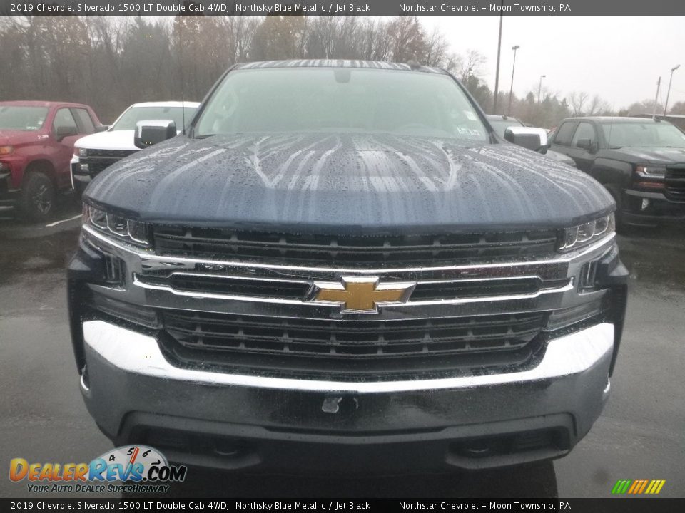 2019 Chevrolet Silverado 1500 LT Double Cab 4WD Northsky Blue Metallic / Jet Black Photo #7