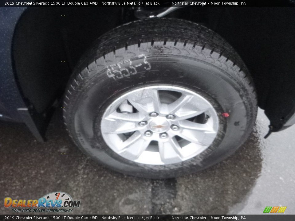 2019 Chevrolet Silverado 1500 LT Double Cab 4WD Northsky Blue Metallic / Jet Black Photo #8