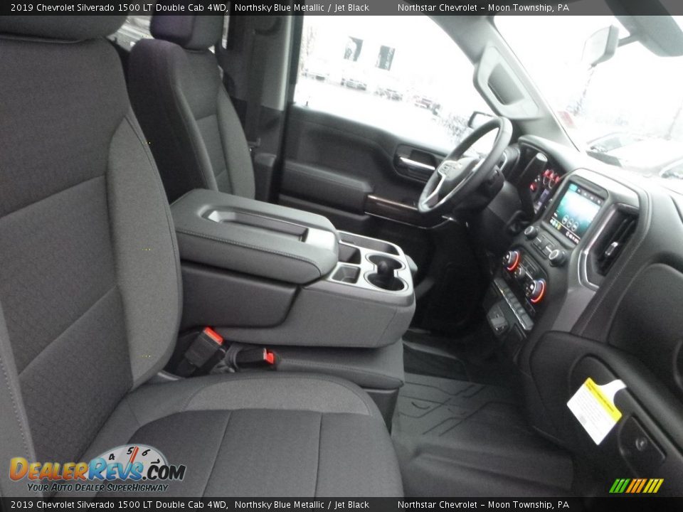 2019 Chevrolet Silverado 1500 LT Double Cab 4WD Northsky Blue Metallic / Jet Black Photo #9