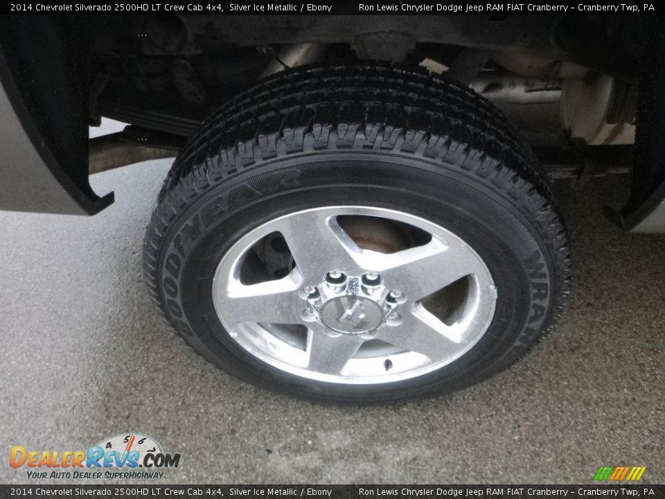 2014 Chevrolet Silverado 2500HD LT Crew Cab 4x4 Silver Ice Metallic / Ebony Photo #9