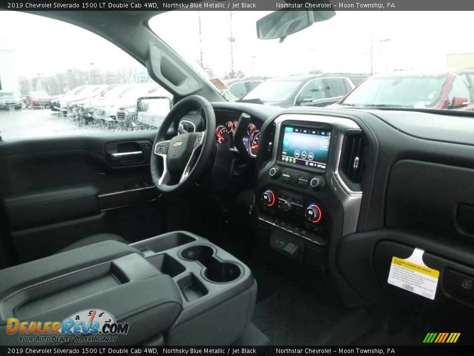 2019 Chevrolet Silverado 1500 LT Double Cab 4WD Northsky Blue Metallic / Jet Black Photo #10