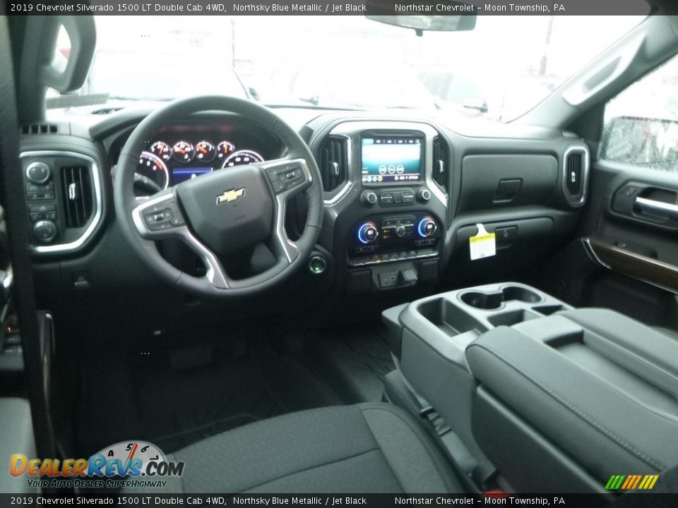 2019 Chevrolet Silverado 1500 LT Double Cab 4WD Northsky Blue Metallic / Jet Black Photo #13