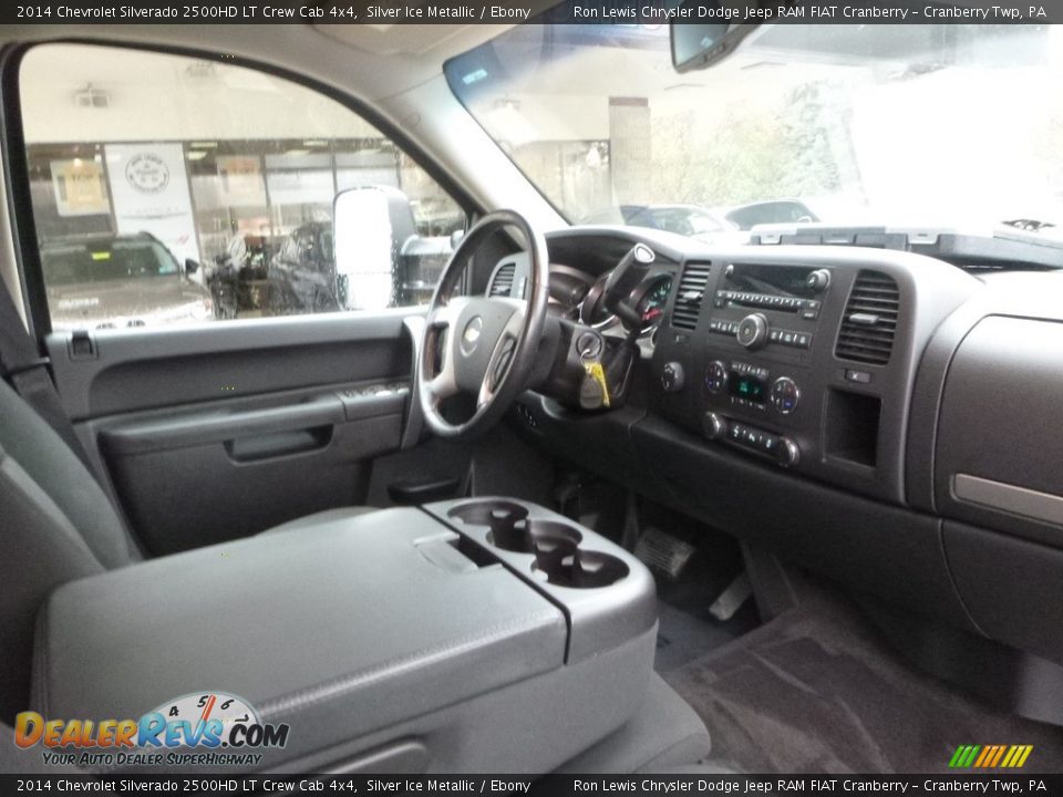 2014 Chevrolet Silverado 2500HD LT Crew Cab 4x4 Silver Ice Metallic / Ebony Photo #13
